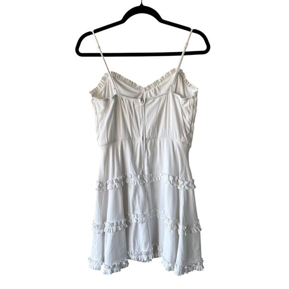 ALTARD STATE Raina White Fit n Flare Sundress Womens M Boho Beach Twee - Picture 3 of 8